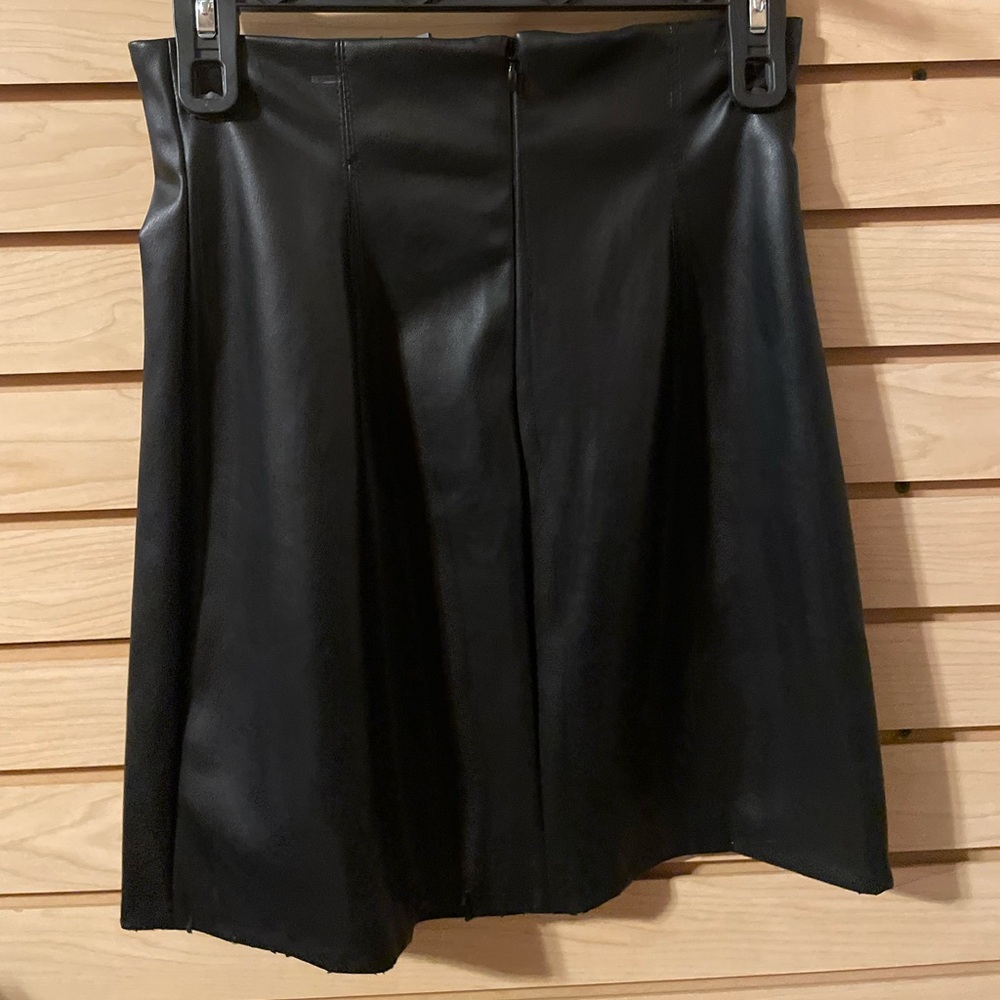 Black Leather Skirt